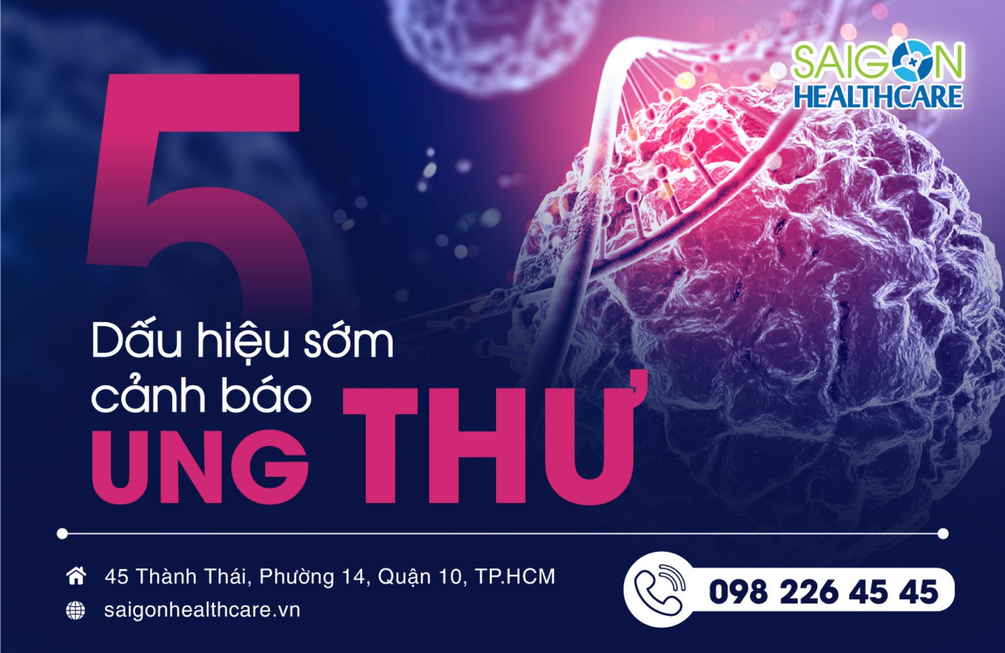 5 DẤU HIỆU CẢNH BÁO UNG THƯ SỚM