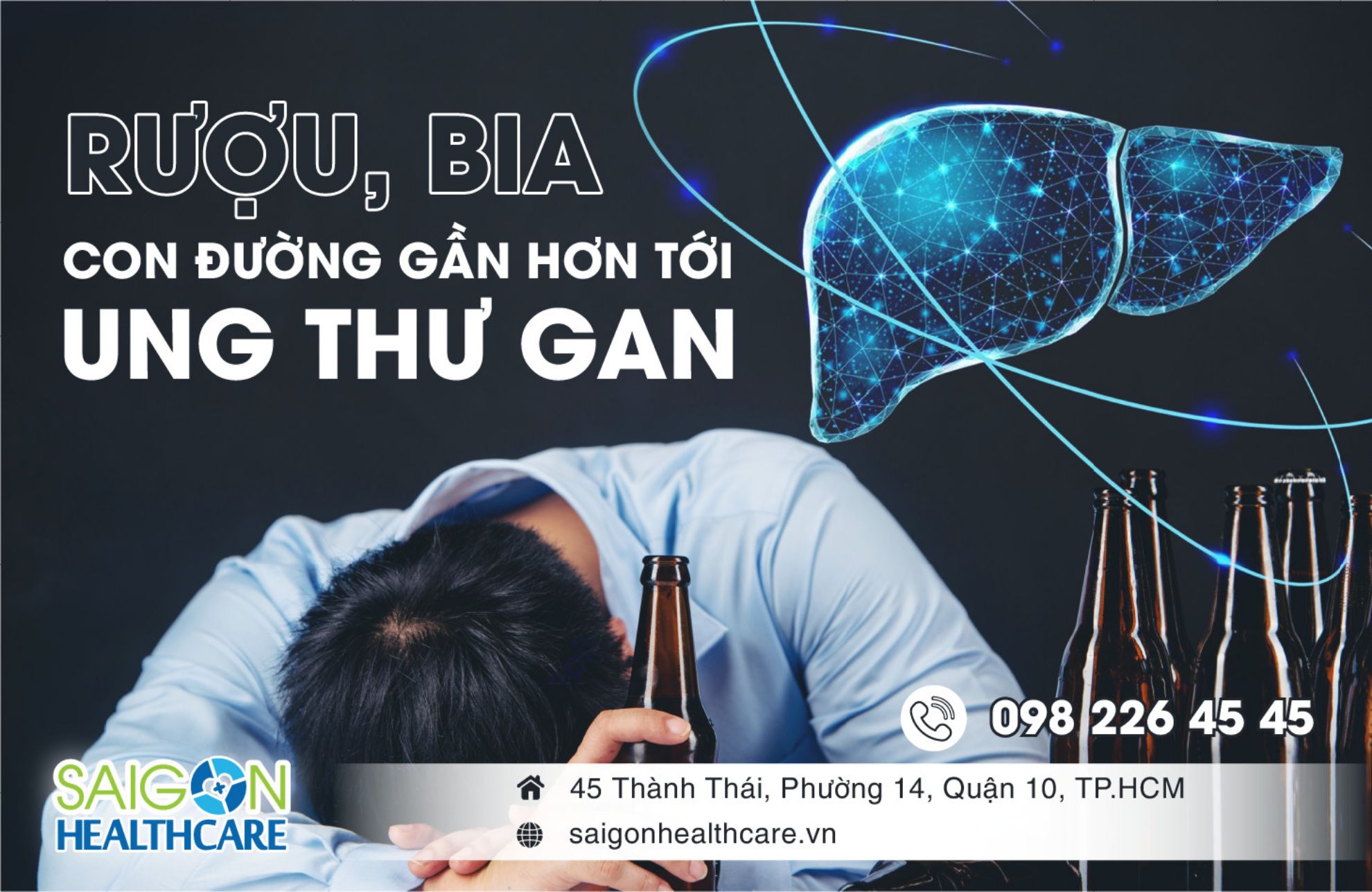 RƯỢU, BIA - CON ĐƯỜNG GẦN HƠN TỚI UNG THƯ